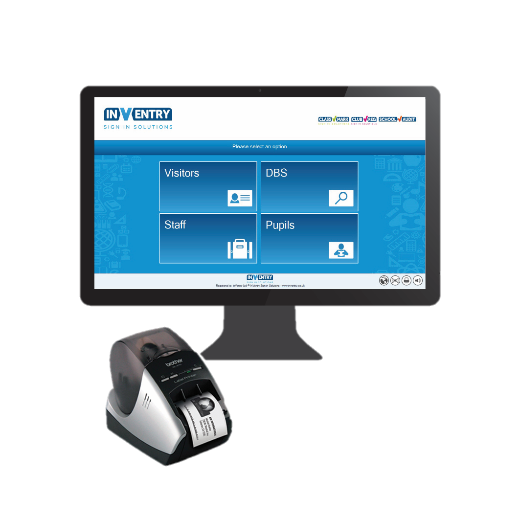 Inventry V4 Main Screen Inventry Visitor Management